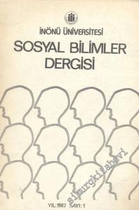 Sosyal Bilimler Dergisi - Sayı: 1, Yıl: 1987