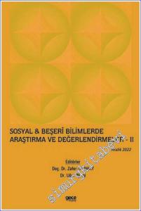 Sosyal ve Beşeri Bilimlerde Araştırma ve Değerlendirmeler 2 (Aralık 2022) -        2023