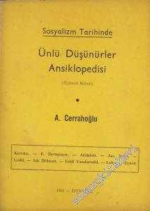 Sosyalizm Tarihinde Ünlü Düşünürler Ansiklopedisi (Üçüncü Kitap) -