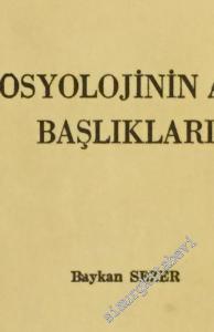 Sosyolojinin Ana Başlıkları -