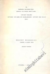 Sovyet Ekonomisi: Yüksek Lisans Tezi  -