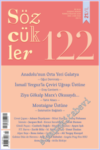 Sözcükler İki Aylık Edebiyat Dergisi - Sayı: 122      Haziran - Temmuz