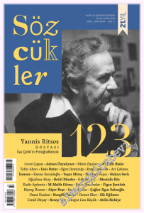 Sözcükler İki Aylık Edebiyat Dergisi - Yannis Ritsos - Sayı: 123      Eylül - Ekim  2026