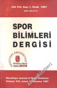 Spor Bilimleri Dergisi - Cilt: 8, Sayı: 1, Ocak 1997