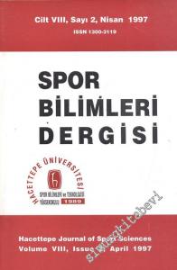 Spor Bilimleri Dergisi - Cilt: 8, Sayı: 2, Nisan 1997