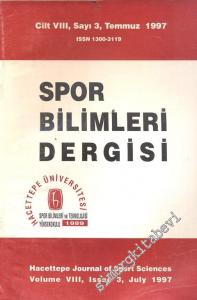 Spor Bilimleri Dergisi - Cilt: 8, Sayı: 3, Temmuz 1997