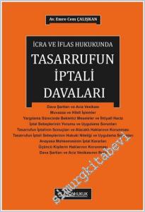 Tasarrufun İptali Davası - İcra ve İflas Hukukunda -        2025