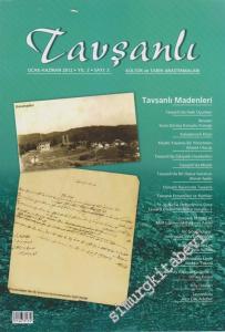 Tavşanlı Dergisi - Kültür ve Tarih Araştırmaları - Dosya: Tavşanlı Madenleri - 3    2  Ocak - Haziran
