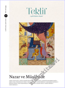 Teklif Dergisi - Nazar ve Müşâhede - Sayı: 26      Mayıs 2026