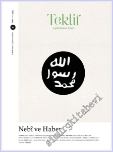 Teklif Dergisi - Nebi ve Haber - Sayı: 27      Temmuz