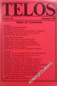 Telos: A Quarterly Journal of Radical Thought - 48      Summer 1981