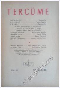 Tercüme Dergisi - Sayı: 59, Ocak - Şubat - Mart 1955, Cilt: 11       1955