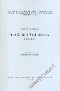 Tevarih-i Al-i Osman 1. Defter -        1991