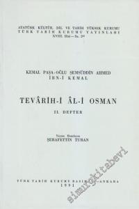 Tevarih-i Al-i Osman 2. Defter -        1991