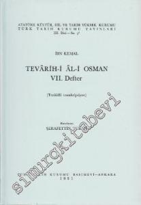 Tevarih-i Al-i Osman 7. Defter -        1991