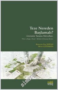 Teze Nereden Başlamalı : Literatür Tarama Metodları -        2025