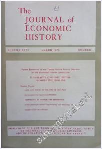 The Journal Of Economic History - Number: 1  Vol: XXXV    March 1975
