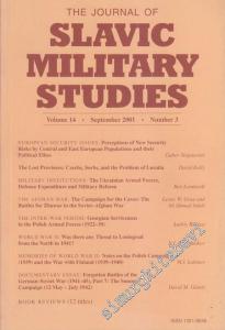 The Journal of Slavic Military Studies - Volume 14, No: 3, September 2001