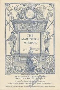The Mariner's Mirror - No: 1, Vol: 70      February