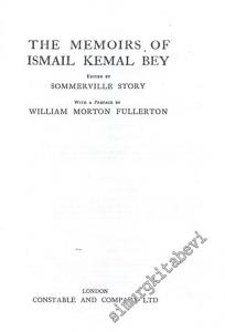 The Memoirs of Ismail Kemal Bey FOTOKOPİ -