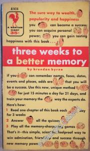 Three Weeks to a Better Memory -
