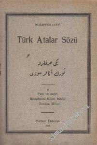 Türk Atalar Sözü  -        1928