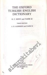 Türkçe - İngilizce Sözlük = The Oxford Turkish - English -