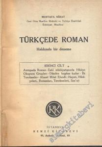 Türkçede Roman Hakkında Bir Deneme Birinci Cilt -        1936