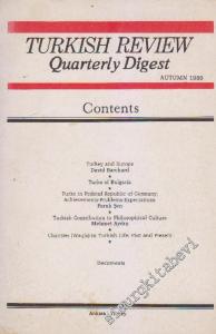 Turkish Review Quarterly Digest - Volume: 3 Number: 17      Autumn