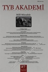 TYB Akademi: Dil, Edebiyat ve Sosyal Bilimler Dergisi - Milli Mücadele - Sayı: 27    Yıl: 7  Eylül