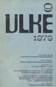 Ülke: Üç Aylık Siyasi Dergi  - Sayı: 9; 1979