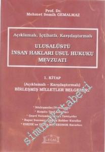 Ulusalüstü İnsan Hakları Usul Hukuku Mevzuatı - 1. Kitap: Açıklamalı, İçtihatlı, Karşılaştırmalı - Birleşmiş Milletler Belgeleri -