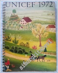 Unicef 1972 Engagement Calendar : The Joyful Child = Agenda Calendrier de l'Unicef : l'Enfant Joyeux -        1972