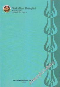 Vakıflar Dergisi - Sayı: 41      Haziran