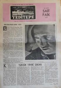 Yeditepe: Fikir ve Sanat Gazetesi - Sayı: 62      Haziran