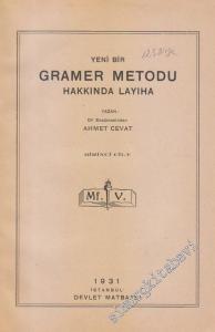 Yeni Bir Gramer Metodu Hakkında Layıha Cilt 1  -        1931