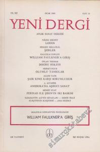 Yeni Dergi: Aylık Sanat Dergisi - Dosya: Malcolm Cowley'nin İncelenmesi - William Faulkner'a Giriş - Sayı: 16    2  Ocak