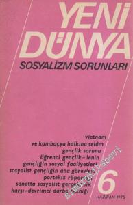 Yeni Dünya Sosyalizm Sorunları - Sayı: 6      Haziran