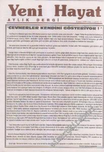 Yeni Hayat Aylık Siyasi Dergi - Sayı: 11    1  Eylül