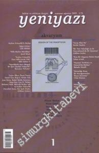 Yeni Yazı: Kültür ve Edebiyat Dergisi - Sayı: 1      Temmuz - Ağustos