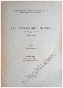 Yeni Zamanların İktisat Tarihi 1890 - 1939 -        1956