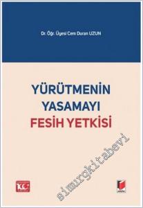 Yürütmenin Yasamayı Fesih Yetkisi -        2026