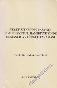 Yusuf Ziyaeddin Paşa'nın El - Hediyetü'l Hamidiyye'sinde Osmanlıca - Türkçe Taraması -        1993