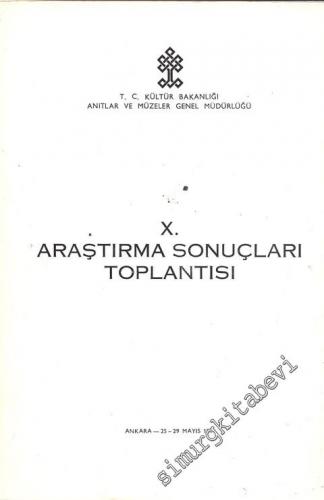 10. Araştırma Sonuçları Toplantısı -        1993
