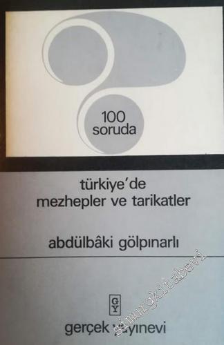 100 Soruda Türkiye'de Mezhepler ve Tarikatler -        1969