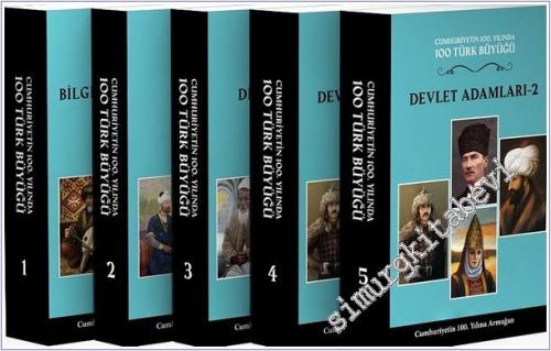 100 Türk Büyüğü - Cumhuriyetin 100. Yılında  - 5 Cilt TAKIM -        2024