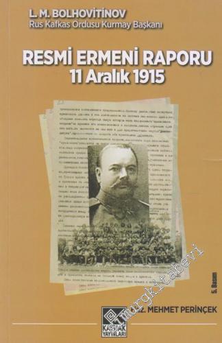 11 Aralık 1915 Tarihli Resmi Ermeni Raporu -
