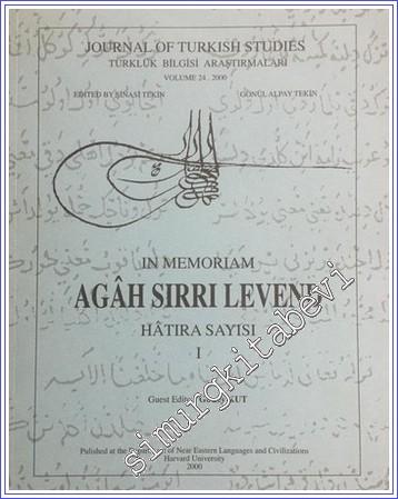 Journal of Turkish Studies = Türklük Bilgisi Araştırmaları - in Memori
