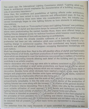 Lampen und Leuchten : Ein internationaler Formenquerschnitt - 1962