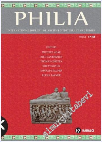 Philia: International Journal Of Ancient Mediterranean Studies - Volum